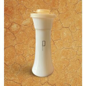 Tupperware Hourglass Pepper Shaker 718 Sheer Seal Lid 829 Replacement White VTG